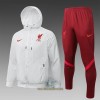 Liverpool Trainingsjack Windrunner-pak 2022-23 Witte - Heren